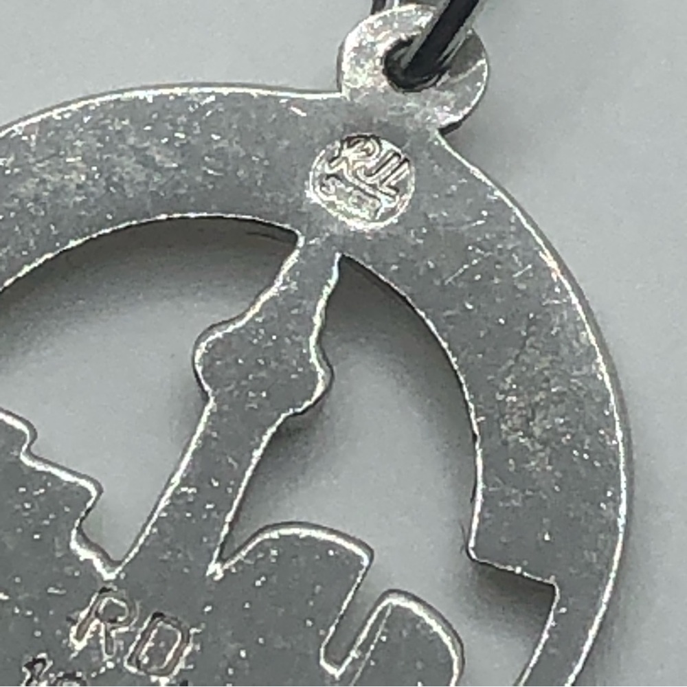 VTG Sterling Silver Toronto Cityscape Skyline CN Tower Pendant Charm 1” - Picture 3 of 4